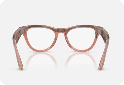 Очки Ray Ban Stories 2-ого поколения Skyler (Shiny Peach/Clear/Brown Transitions) Очки Ray Ban Stories 2-ого поколения Skyler (Shiny Peach/Clear/Brown Transitions)